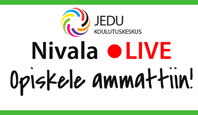 Koulutuskeskus JEDU Nivala Live! -opiskele ammattiin 25.11.2020 klo 12.15